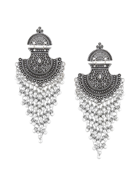

SATCHEL Silver-Toned and Plated Contemporary Drop Earrings