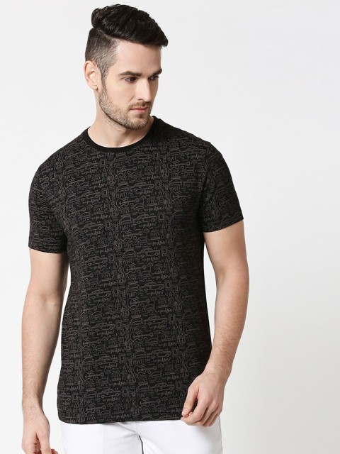 

Bewakoof Men Black Typography T-shirt