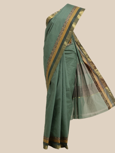 

The Chennai Silks Green Zari Pure Cotton Saree