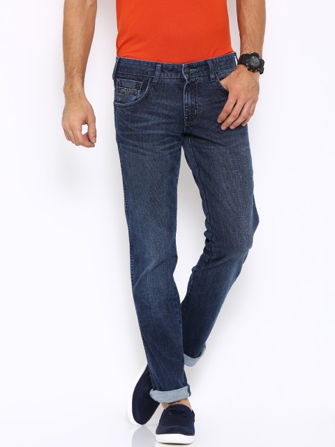 

Wrangler Men Blue Regular Fit Low-Rise Stretchable Jeans
