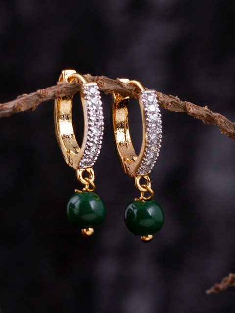 

Alankruthi Gold-Toned Contemporary Drop Earrings