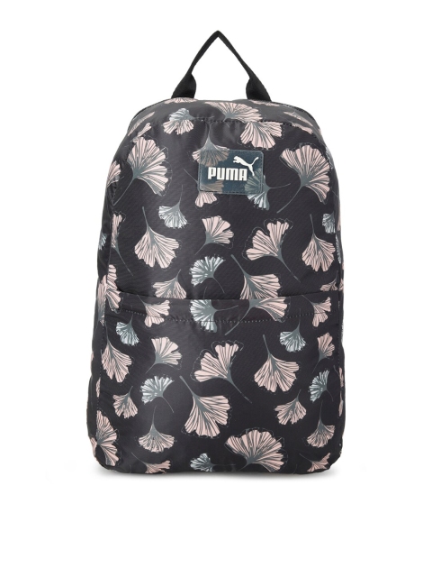 

Puma Women Black floral Print Backpack