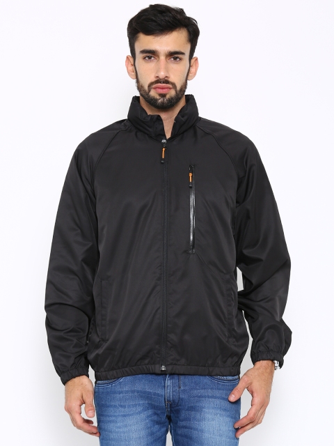 Wrangler Black Quilted Bomber Jacket available at myntra for Rs.2586
