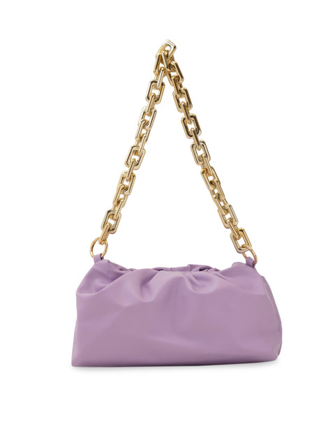 

NUFA Lavender PU Structured Shoulder Bag