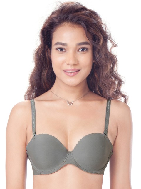 

PrettySecrets Grey Medium-Coverage Push-Up Bra PSW16PUWPBR07A
