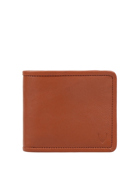 

Hidesign Men Tan Leather Two Fold Wallet