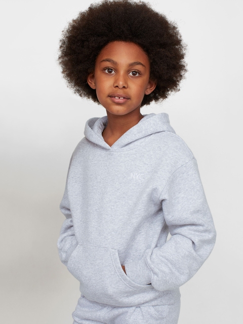 

H&M Girls Grey Oversized Hoodie