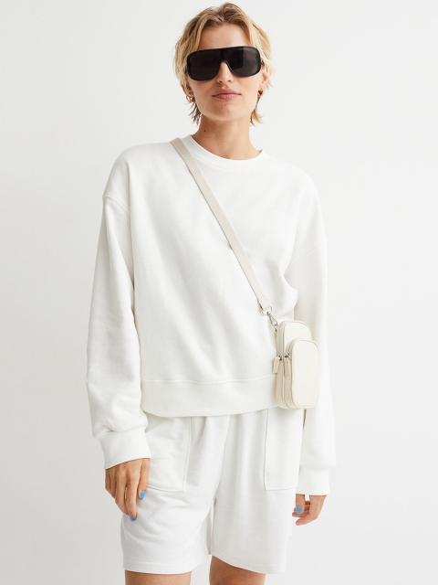 

H&M Women White Sweatshirt