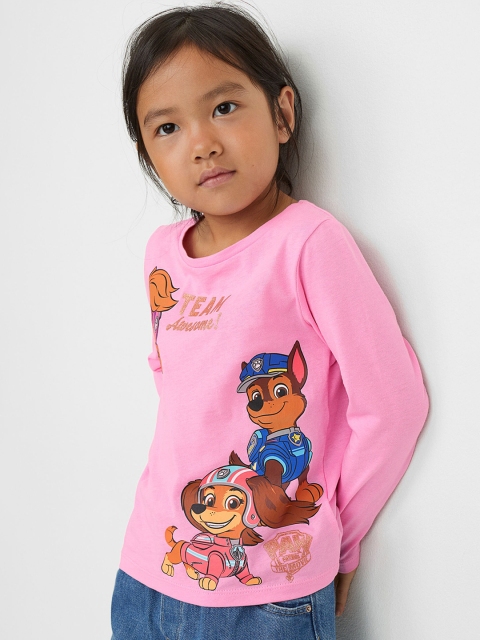 

H&M Girls Pink 2 Pack Printed Tops