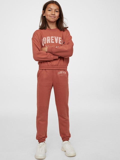 

H&M Girls Red 2-Piece Sweatshirt Set