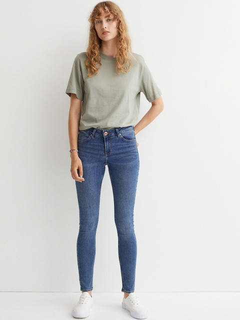 

H&M Women Blue Skinny Low Jeans