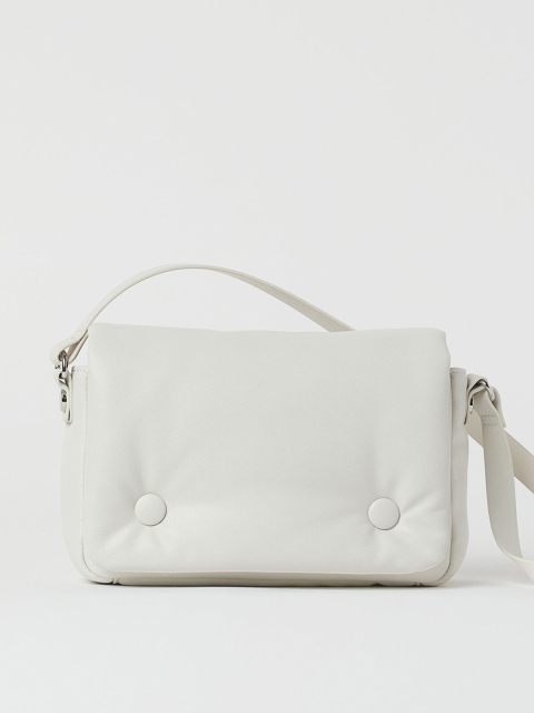 

H&M White Solid Shoulder Bag