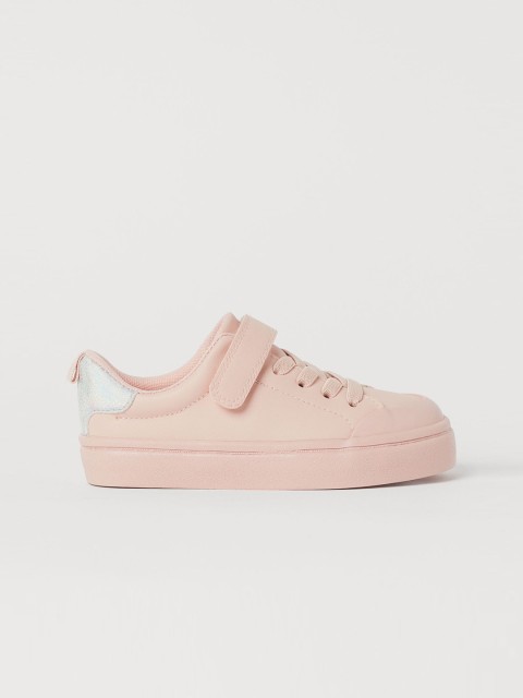 

H&M Girls Pink & Silver PU Regular Trainers Sneaker