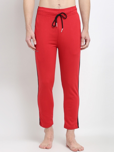 

NEUDIS Men Red Solid Slim Fit Cotton Lounge Pants