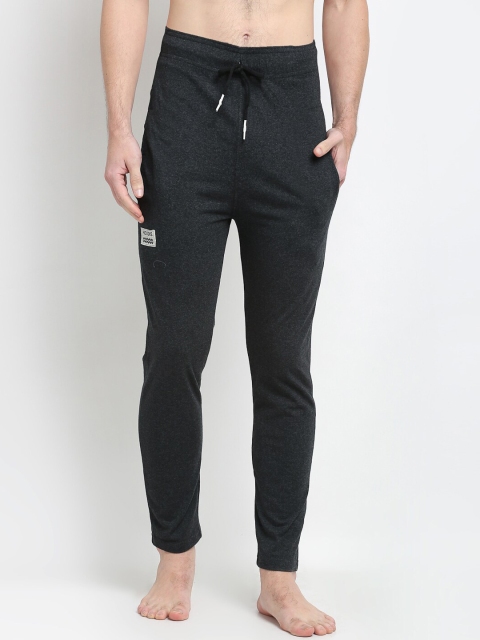

NEUDIS Men Charcoal Solid Cotton Slim Fit Lounge pant