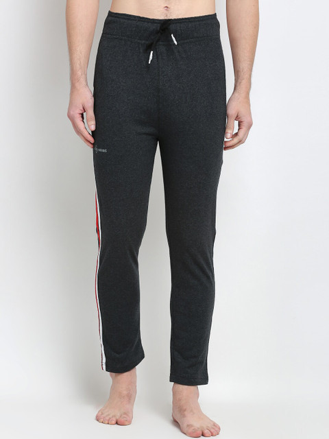 

NEUDIS Men Grey Solid Cotton Slim Fit Lounge Pants