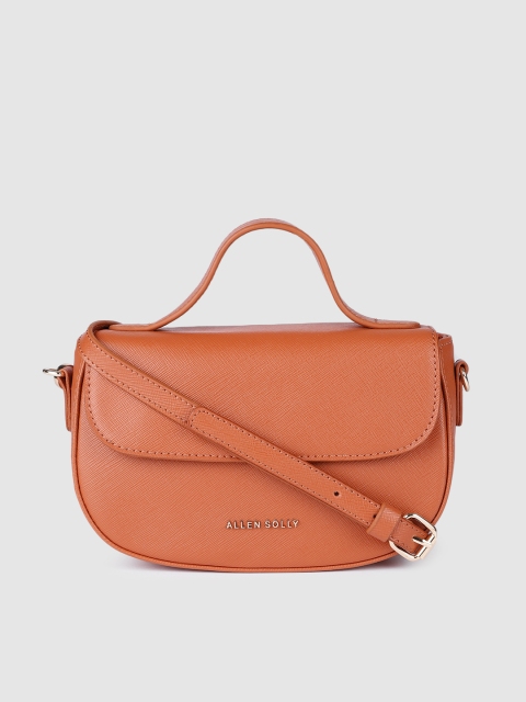 

Allen Solly Brown PU Structured Satchel