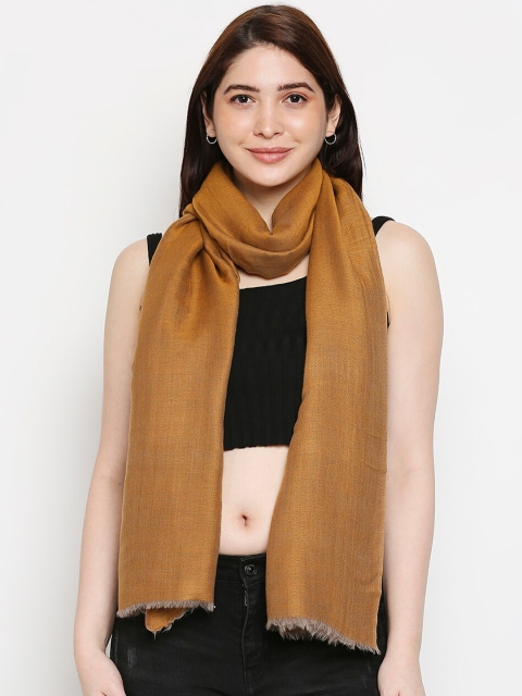 

Get Wrapped Women Beige Solid Shawl