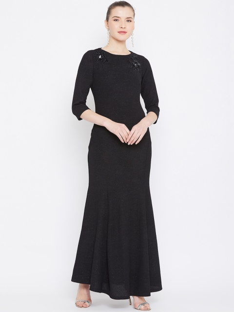 

Madame Black Embellished Maxi Dress