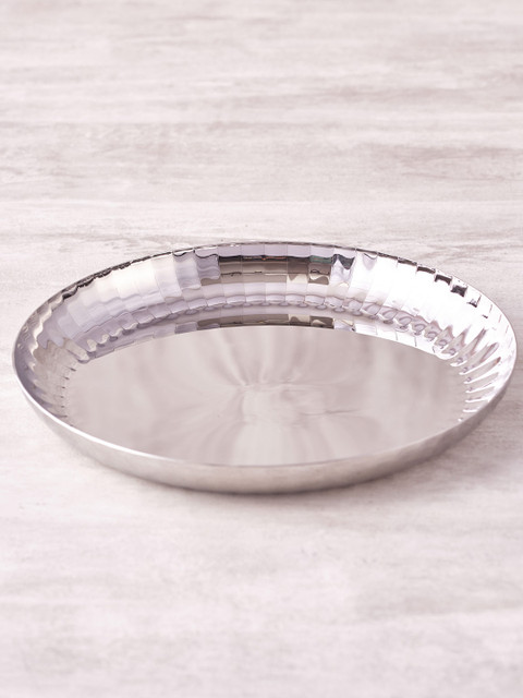 

ARTTDINOX Steel 2 Pieces Stainless Steel Glossy Plates