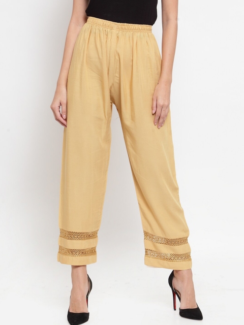 

Clora Creation Women Beige Palazzos