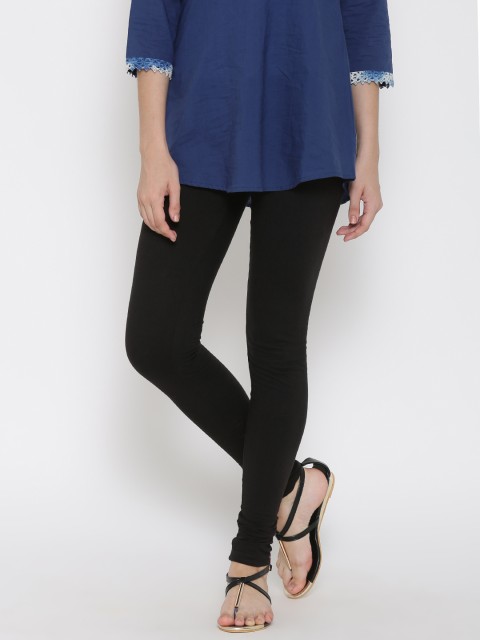

W Black Churidar Leggings