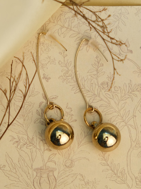 

Ayesha Gold-Toned Contemporary Drop Earrings