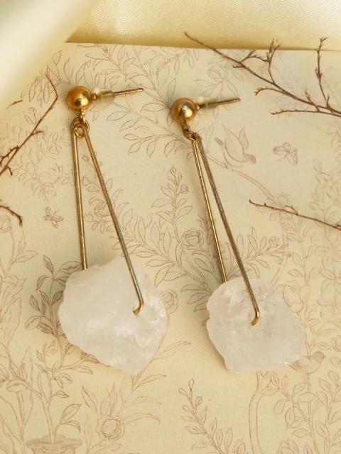 

Ayesha Gold-Toned Contemporary Drop Earrings
