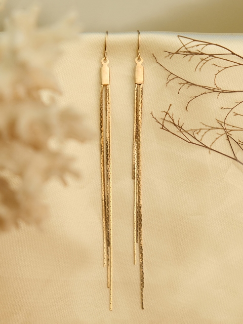 

Ayesha Gold-Toned Contemporary Drop Earrings