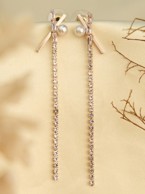 

Ayesha Gold-Toned Contemporary Drop Earrings
