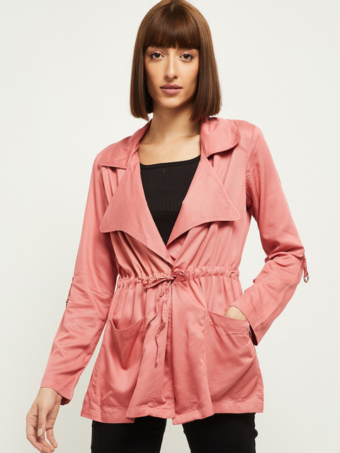 

max Women Pink Longline Tailored Jacket