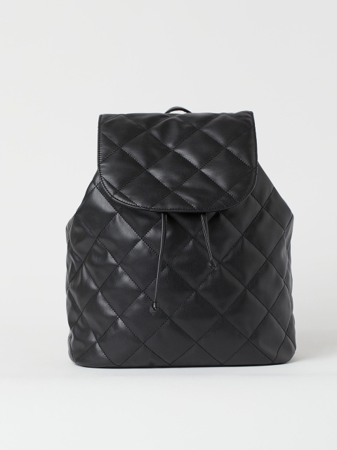 

H&M Woman Black Quilted backpack