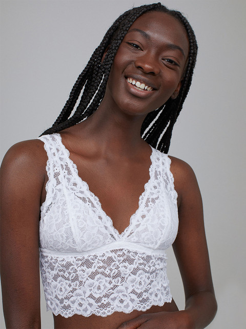 

H&M White Lace bralette