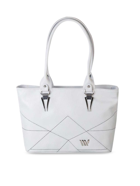 

WALKWAY White Solid Structured Shoulder Bag