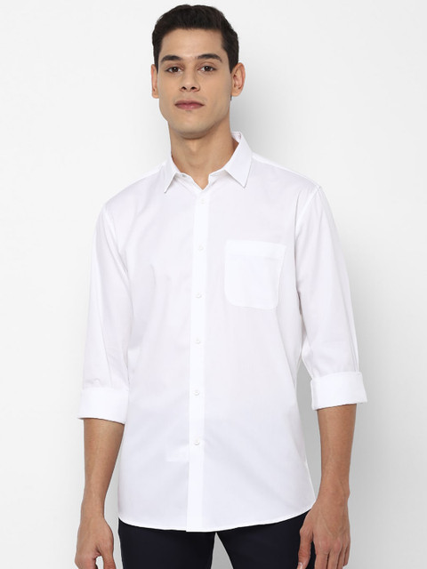 

Allen Solly Men White Slim Fit Opaque Casual Shirt