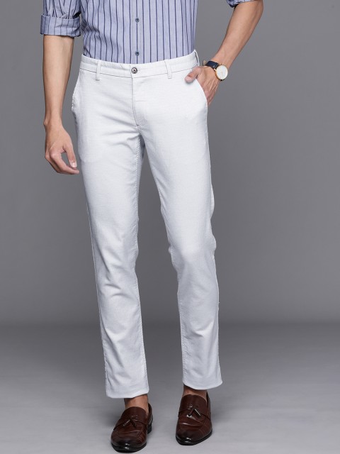 

Louis Philippe Sport Men Blue Slim Fit Low-Rise Chinos
