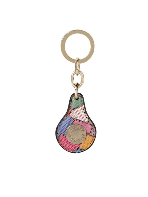 

Da Milano Blue & Pink Printed Leather Key Chain