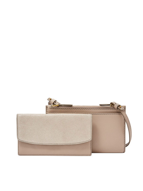 

Fossil Pack of 2 Women Nude-Coloured Messenger Bag