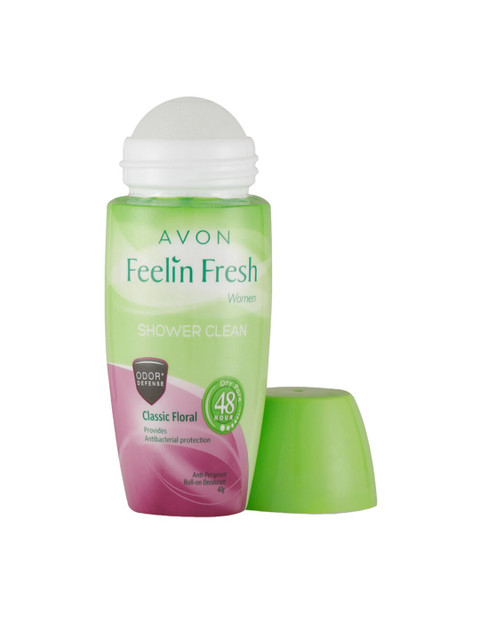 

Avon Feelin Fresh Classic Floral Roll On Deodorant- 40 gm, Transparent