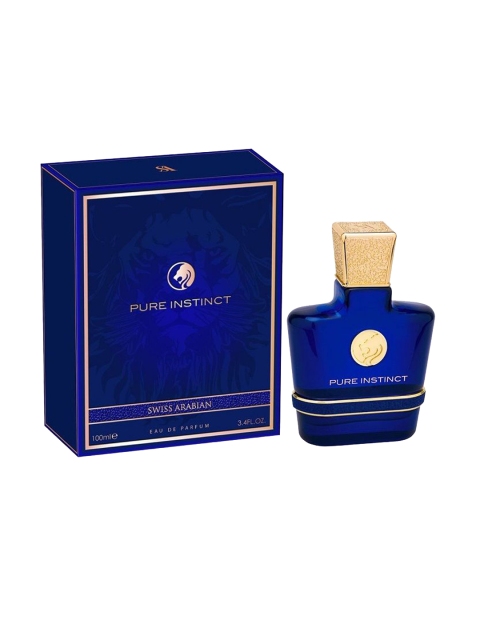 

Men Pure Instinct 1070 EDP Perfume- 100ml, Blue