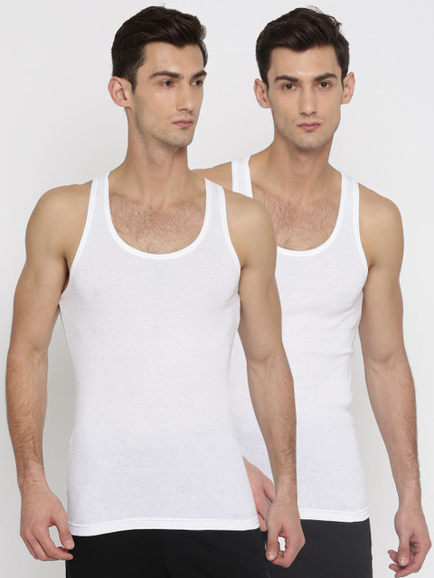 

Liberty White Pack of 2 Innerwear Vests 8907158022330