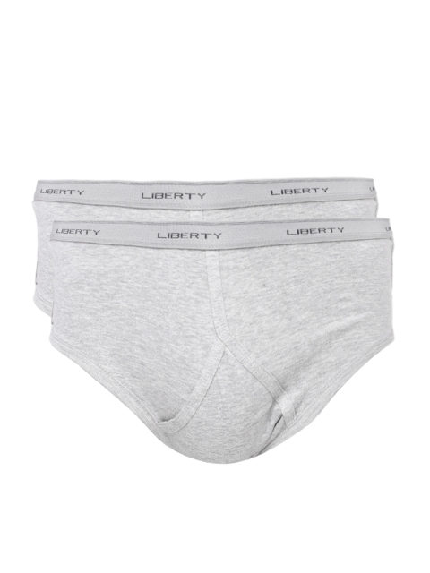 

Liberty Men Pack of 2 Grey Melange Regular Briefs 8907158048880