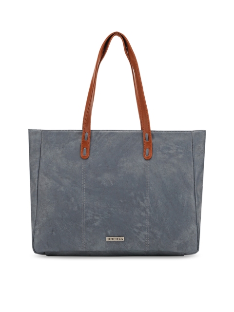 

Toteteca Grey PU Structured Handheld Bag