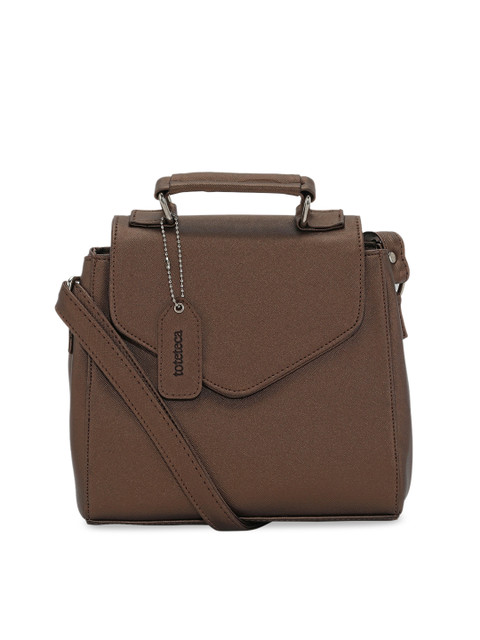 

Toteteca Brown PU Structured Satchel