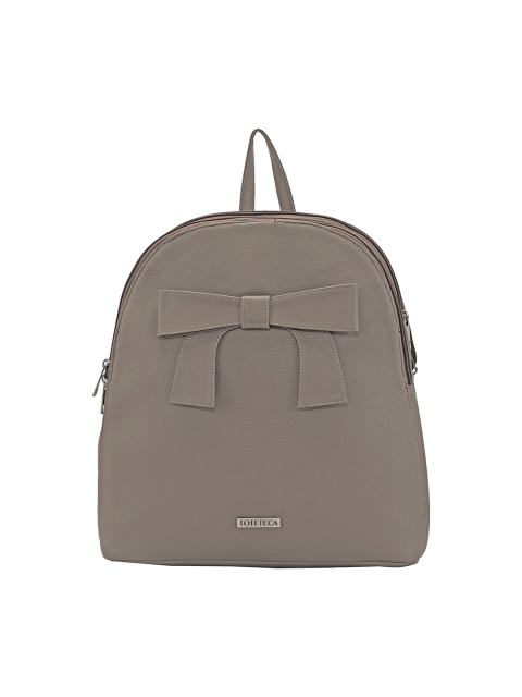 

Toteteca Women Taupe Bow Applique Backpack