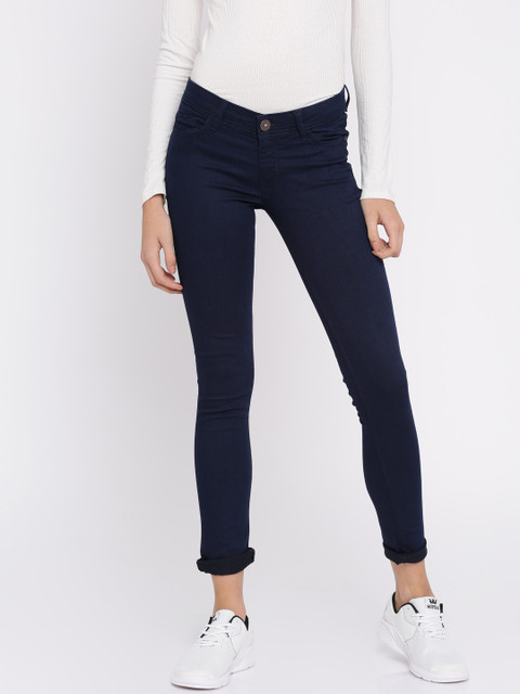 

Jealous 21 Women Navy Blue Super Skinny Fit Stretchable Jeans