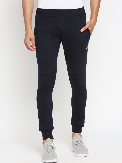 

FiTZ Men Navy Blue Solid Slim-Fit Joggers