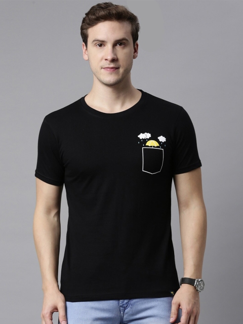 

Joven Men Black Pockets T-shirt