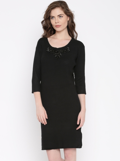 

Jealous 21 Women Black Sheath Dress
