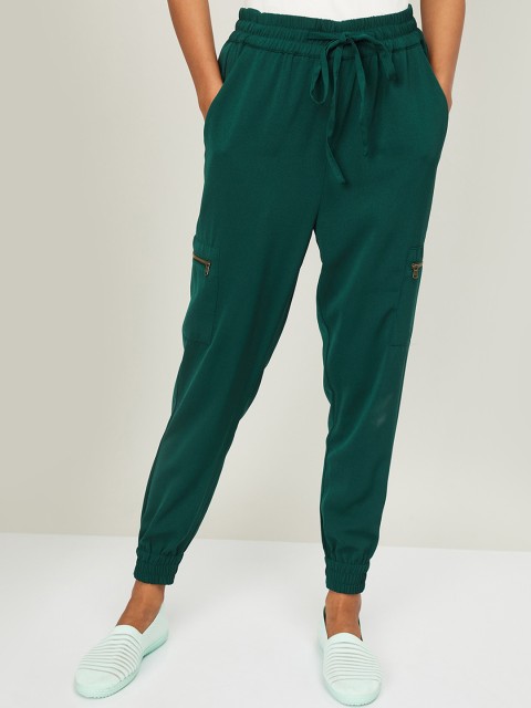 

Bossini Women Green Joggers Trousers